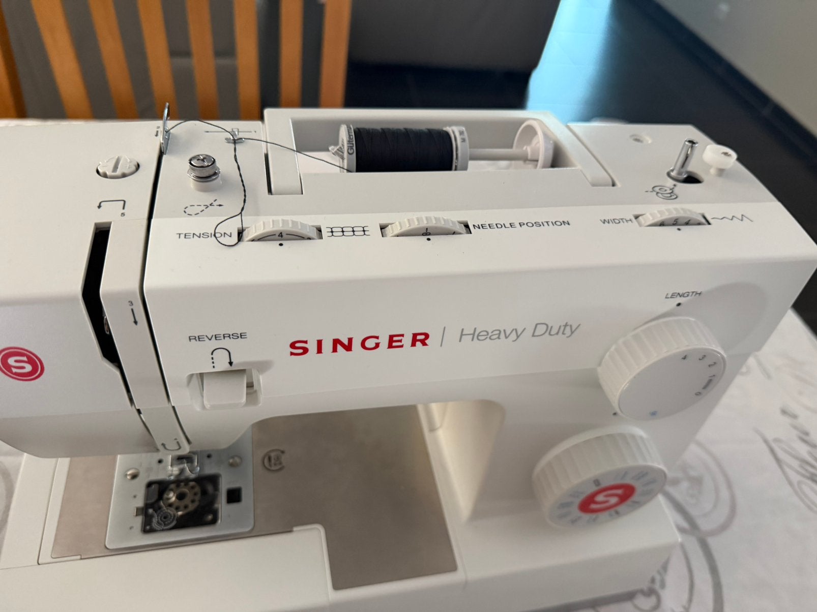 Heavy duty singer 5523 - compleet, Enlèvement ou Envoi, Comme neuf, Singer