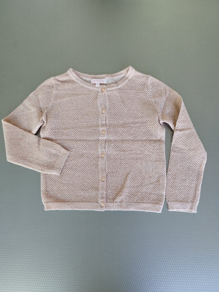 Vestje maat 116 goud / bronskleurig, Kinderen en Baby's, Kinderkleding | Maat 116, C&A, Meisje, Trui of Vest, Ophalen of Verzenden