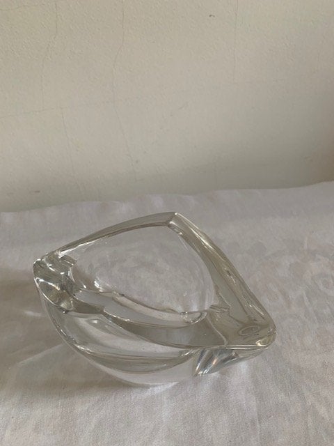 Kristallen asbak, Maison & Meubles, Accessoires pour la Maison | Autre, Enlèvement, Utilisé, Blanc, Verre