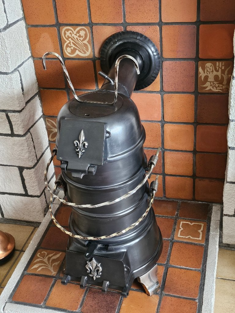 Mooi kacheltje voor hout of kolen, Huis en Inrichting, Kachels, Ophalen, Gebruikt, Houtkachel, Vrijstaand