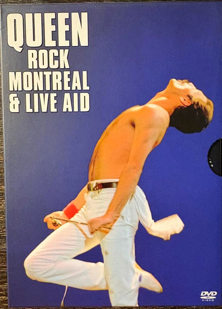 QUEEN- Rock Montreal & Live Aid, Cd's en Dvd's, Dvd's | Muziek en Concerten, Alle leeftijden, Ophalen of Verzenden, Zo goed als nieuw