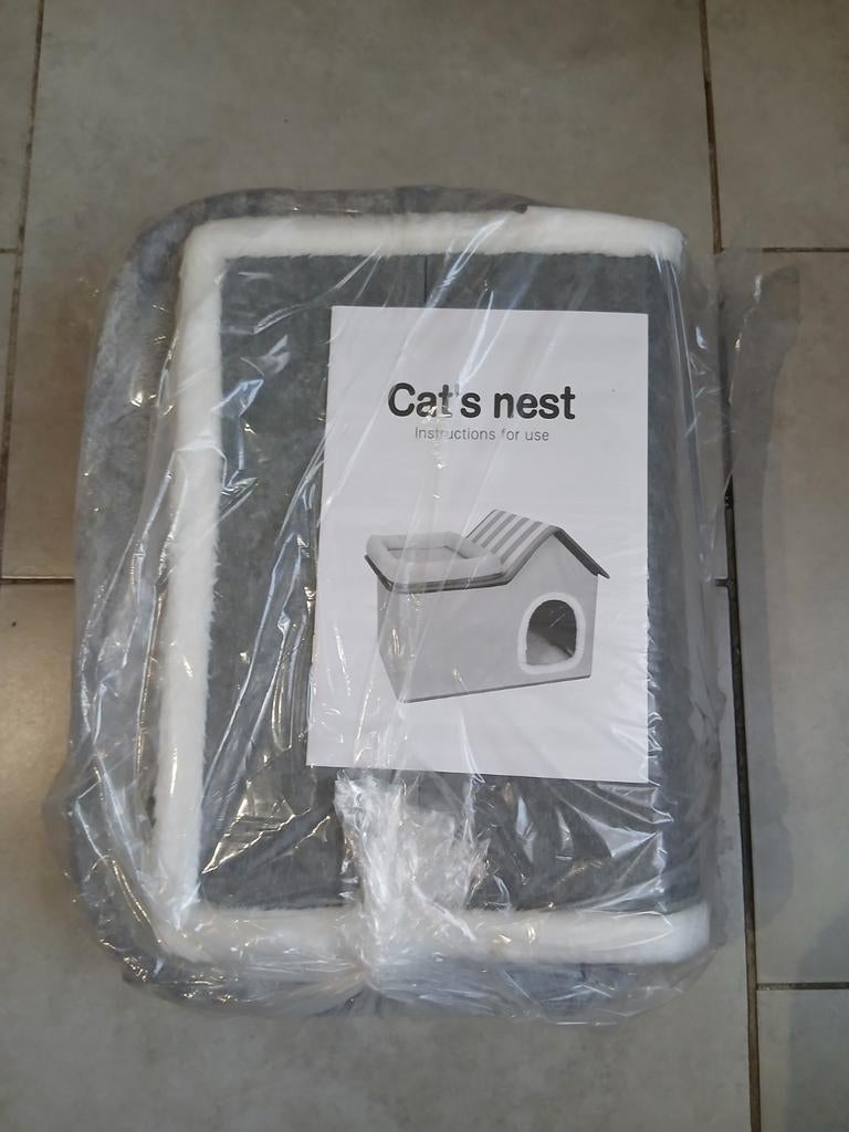 Maison / niche pour chat neuve – couchage confortable, Enlèvement
