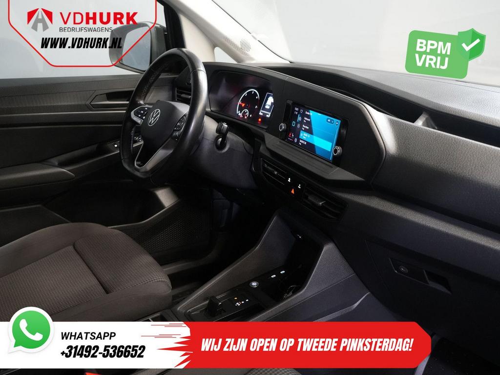 Volkswagen Caddy Cargo Maxi 2.0 TDI 125 pk DSG Aut. Standkac, Auto's, Automaat, Zwart, Bedrijf, Diesel
