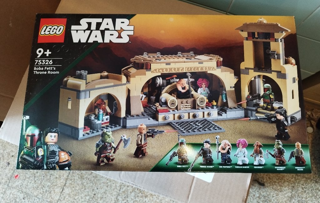 Lego 75326 La salle du trône de Bobba Fett (scellée), Neuf, Enlèvement ou Envoi, Lego, Ensemble complet