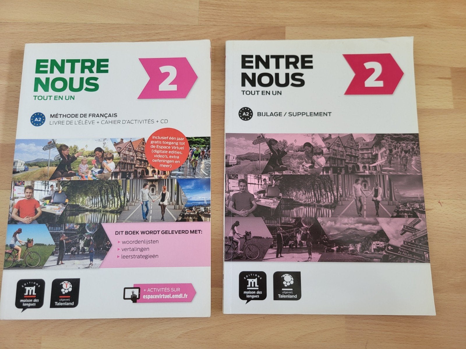 Entre Nous Tout en un 2 + bijlage boek, Livres, Enlèvement ou Envoi, Français, Autres niveaux, Comme neuf