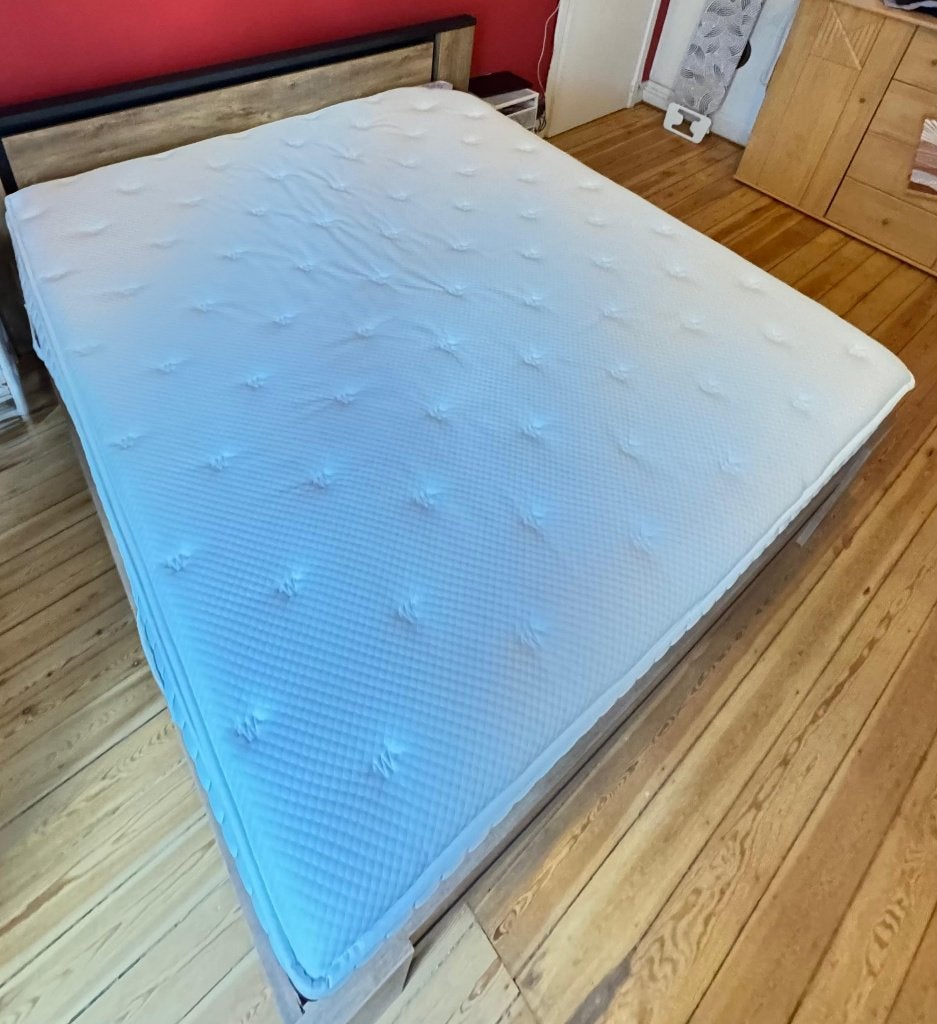 Matras 180x200 cm – pocketvering – 30 cm dik – Premium, Ophalen, Tweepersoons, Zo goed als nieuw, Matras