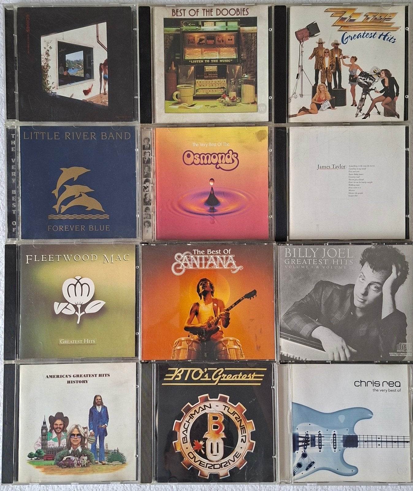 Santana, Pink Floyd, Fleetwood Mac, Billy Joel ea - 12 CDset, Cd's en Dvd's, Verzenden, Gebruikt, Poprock