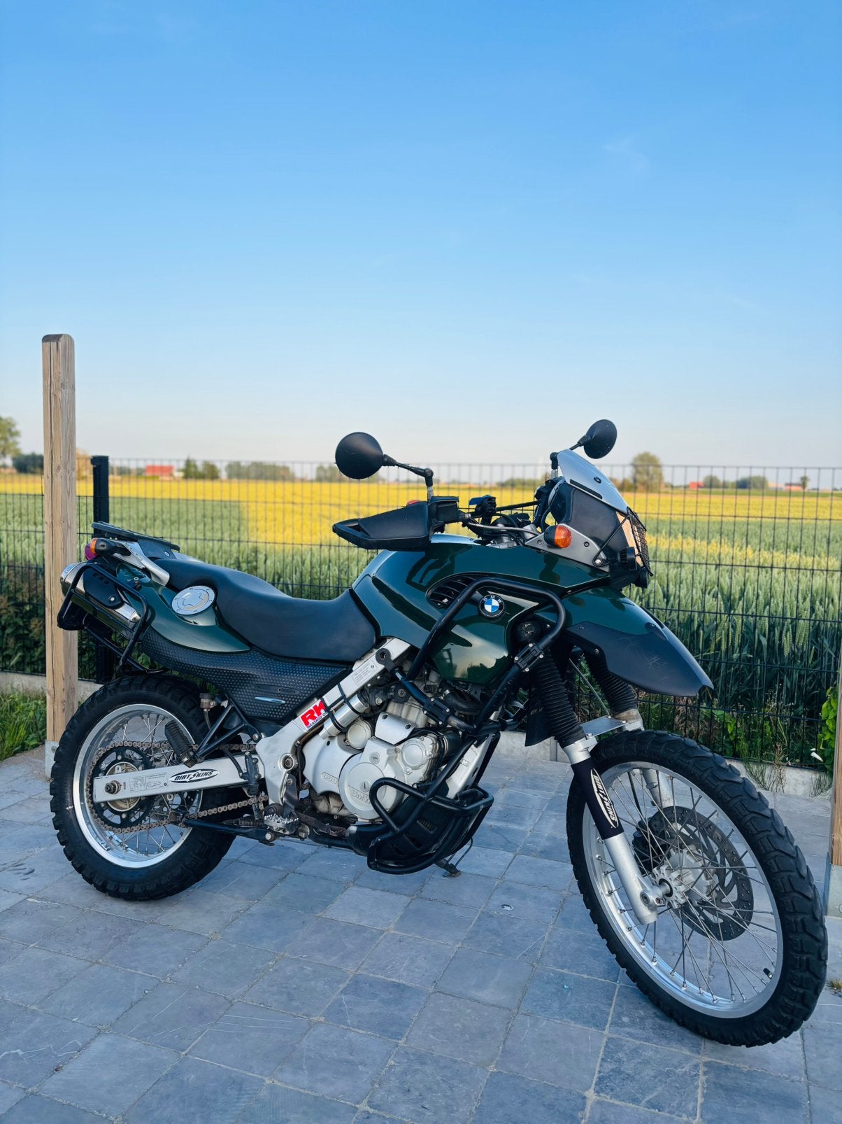 Bmw f650 gs, Ophalen