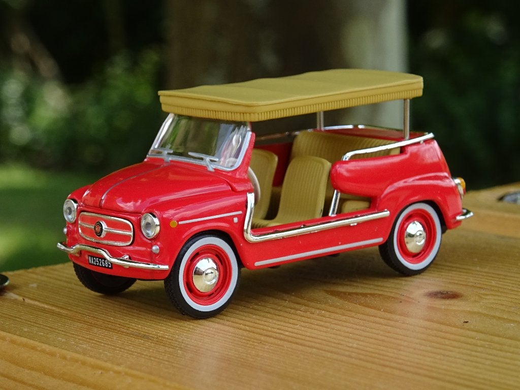 1966 Fiat 600 Jolly "Capri" - 1/43, Hobby en Vrije tijd, Modelauto's | 1:43, Ophalen of Verzenden, Nieuw, Auto