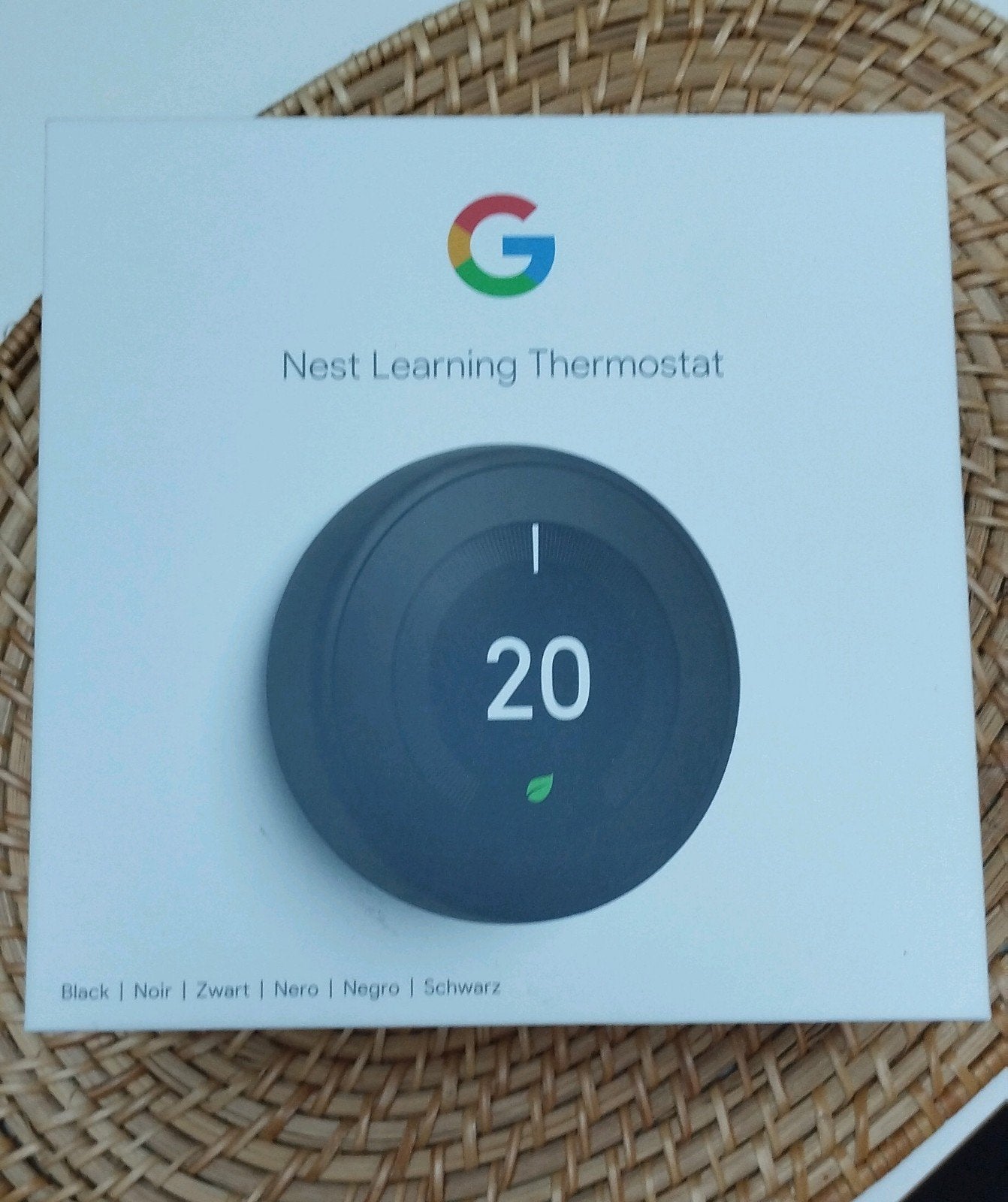 Thermostat intelligent Google Nest Learning, Doe-het-zelf en Bouw, Thermostaten, Ophalen, Slimme thermostaat, Nieuw
