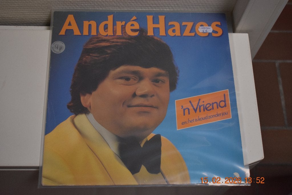 LP : André Hazes - 'n Vriend (Chanson), Housse de protection extérieure, Enlèvement ou Envoi, Utilisé
