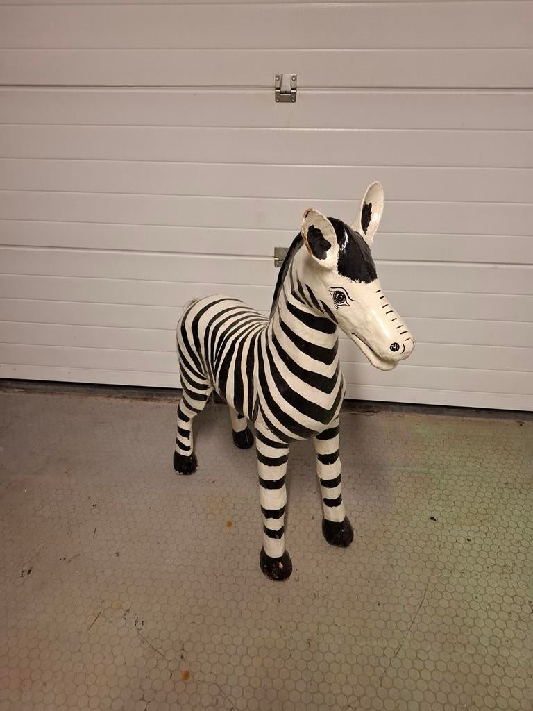 Kunstige zebra uit papier-maché, Kinderen en Baby's, Ophalen