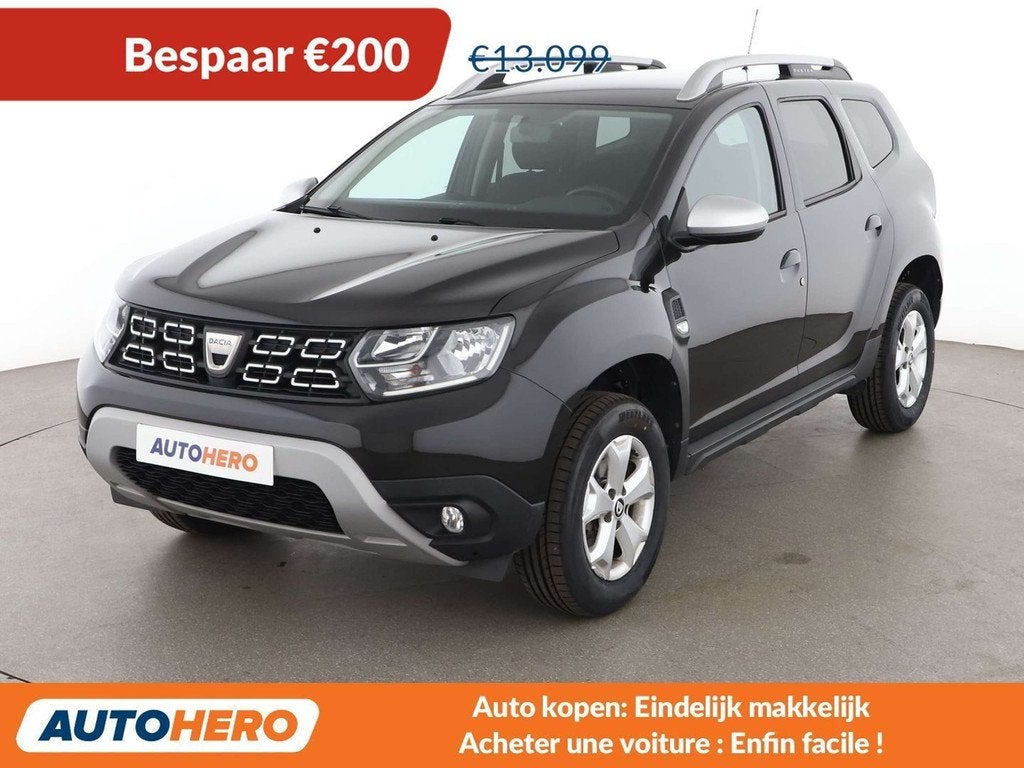 Dacia Duster 1.0 TCe Comfort (bj 2020), Auto's, Voorwielaandrijving, Stof, Duster, Zwart