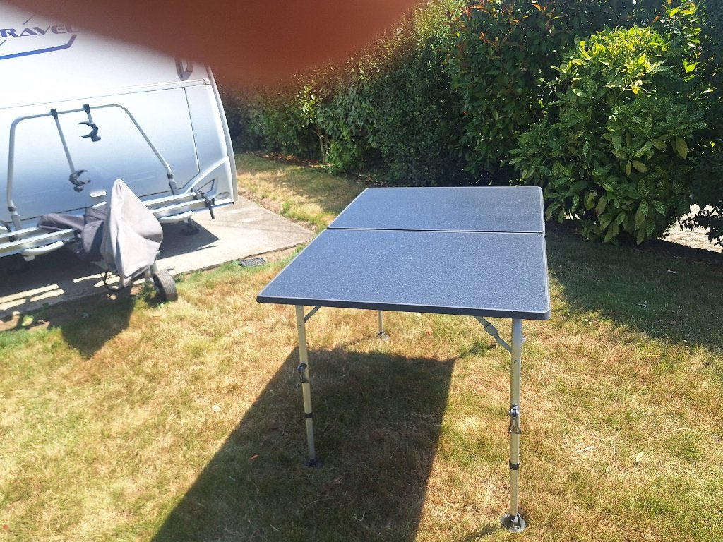 Grande table de camping, Caravanes & Camping, Enlèvement, Comme neuf, Table de camping