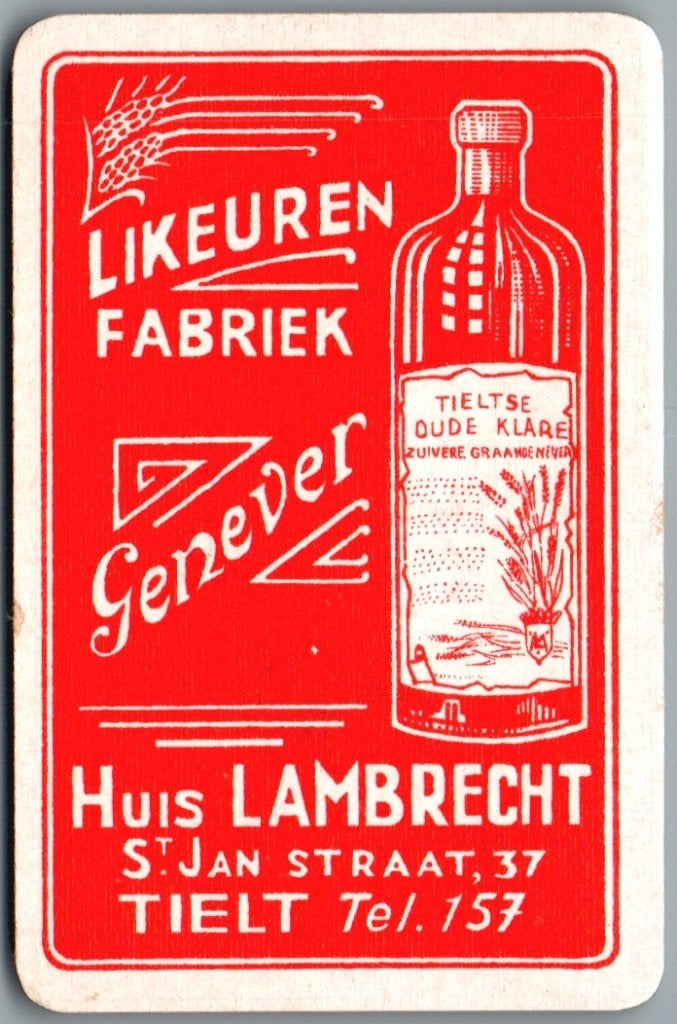 speelkaart - LK15777 - Lambrecht Tielt, Ophalen of Verzenden, Zo goed als nieuw, Speelkaart(en)