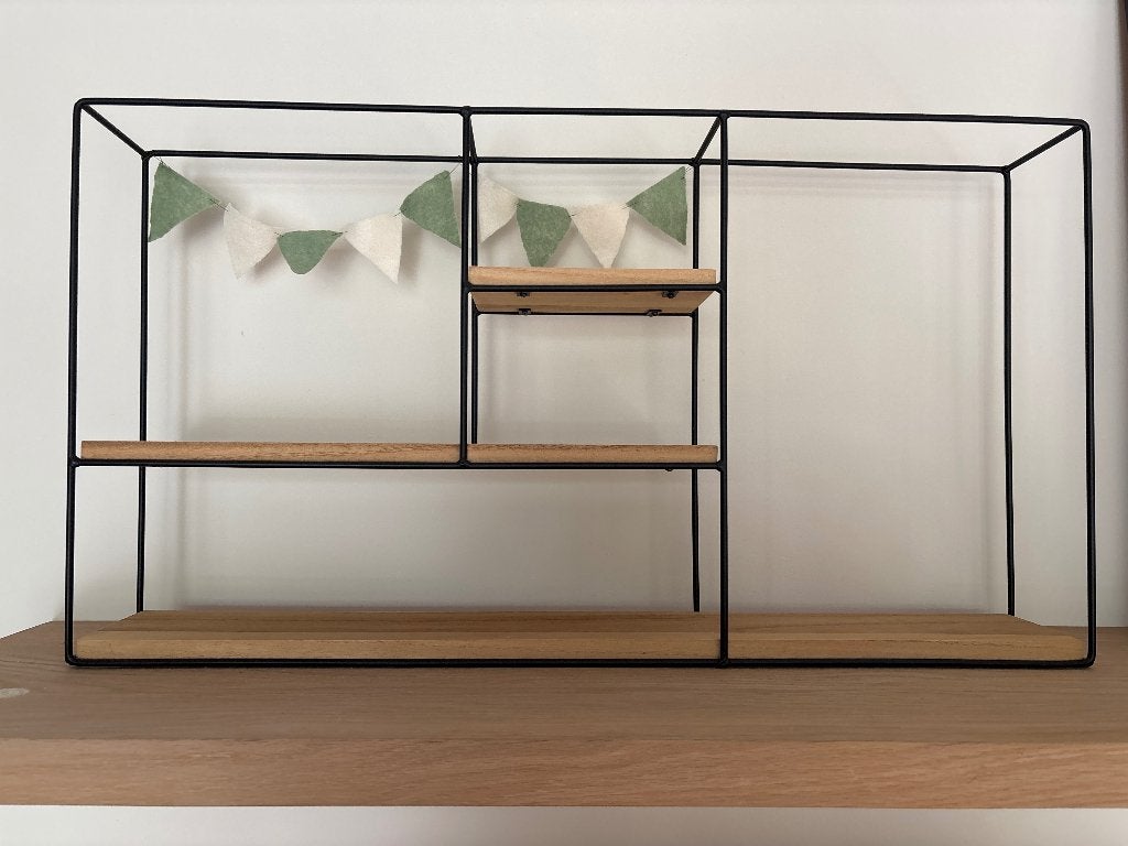 Rekje voor uitstallen van doopsuiker, decoratie enz, Kinderen en Baby's, Zwart, Ophalen, Zo goed als nieuw, Wanddecoratie