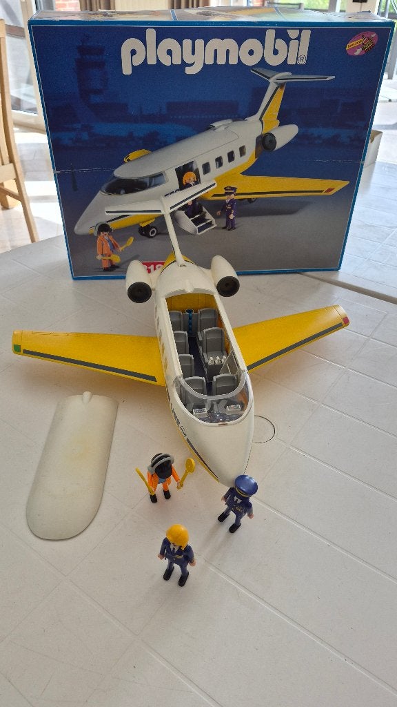 Playmobil vliegtuig 3185, Gebruikt, Complete set, Voertuig, Ophalen of Verzenden
