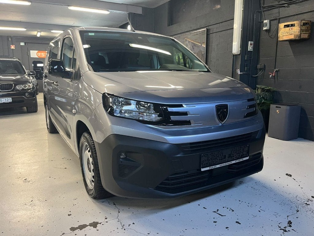 PEUGEOT PARTNER **5PL** DOUBLE CABINE** 12 MOIS DE GARANTIE, Autos, Argent ou Gris, Achat, Euro 6, Entreprise