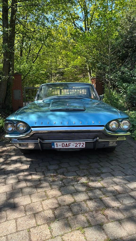 Ford Thunderbird 1964, Auto's, Automaat, Achterwielaandrijving, Blauw, Particulier