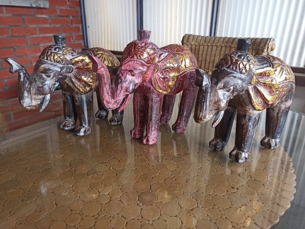 Olifant in hout, Antiek en Kunst, Ophalen, Hout