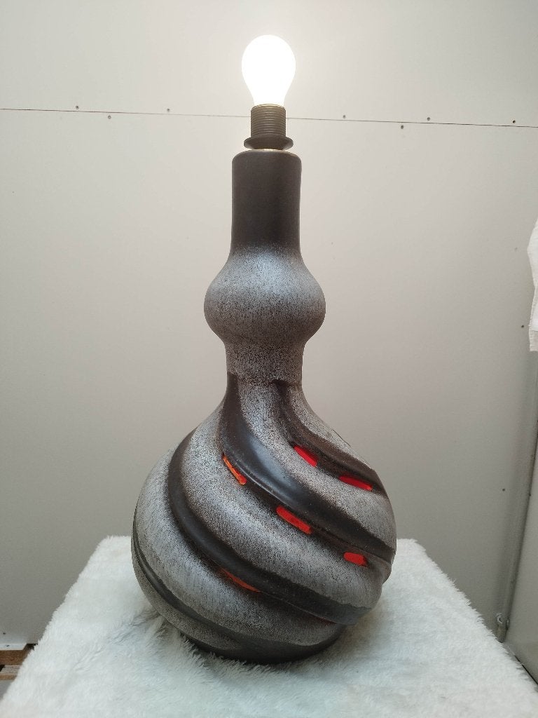 Vintage lampvoet met dubbel licht uit de jaren 70, Antiek en Kunst, Ophalen of Verzenden