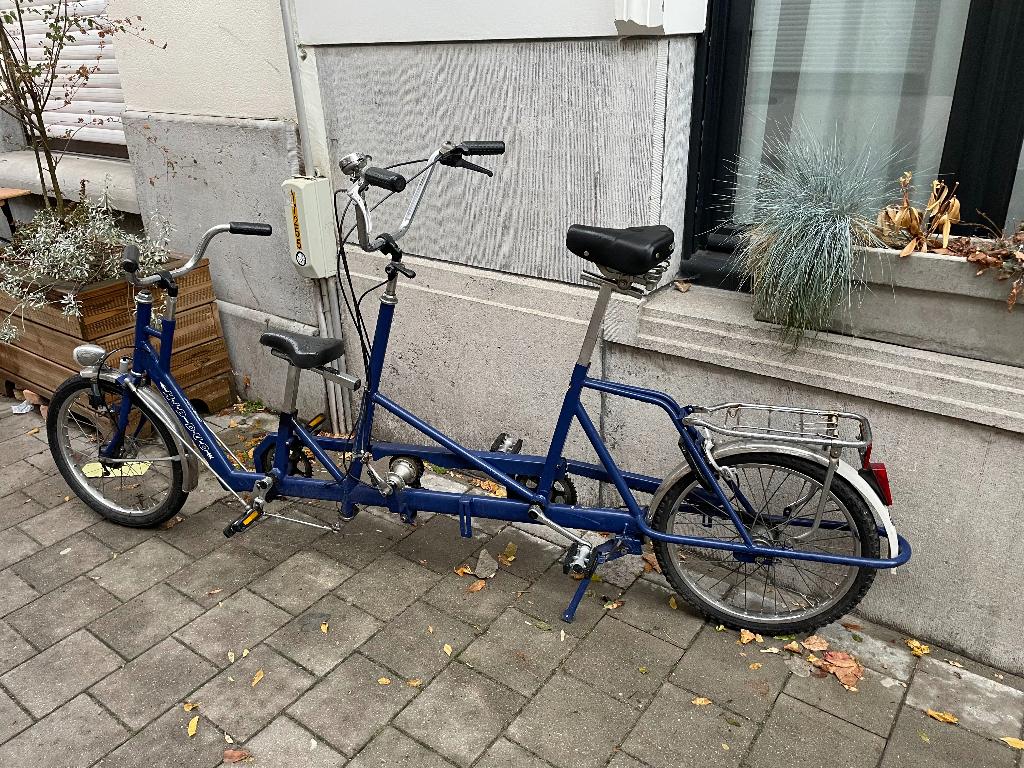 Ouder kind tandem, Fietsen en Brommers, Ophalen, Gebruikt, Minder dan 10 versnellingen