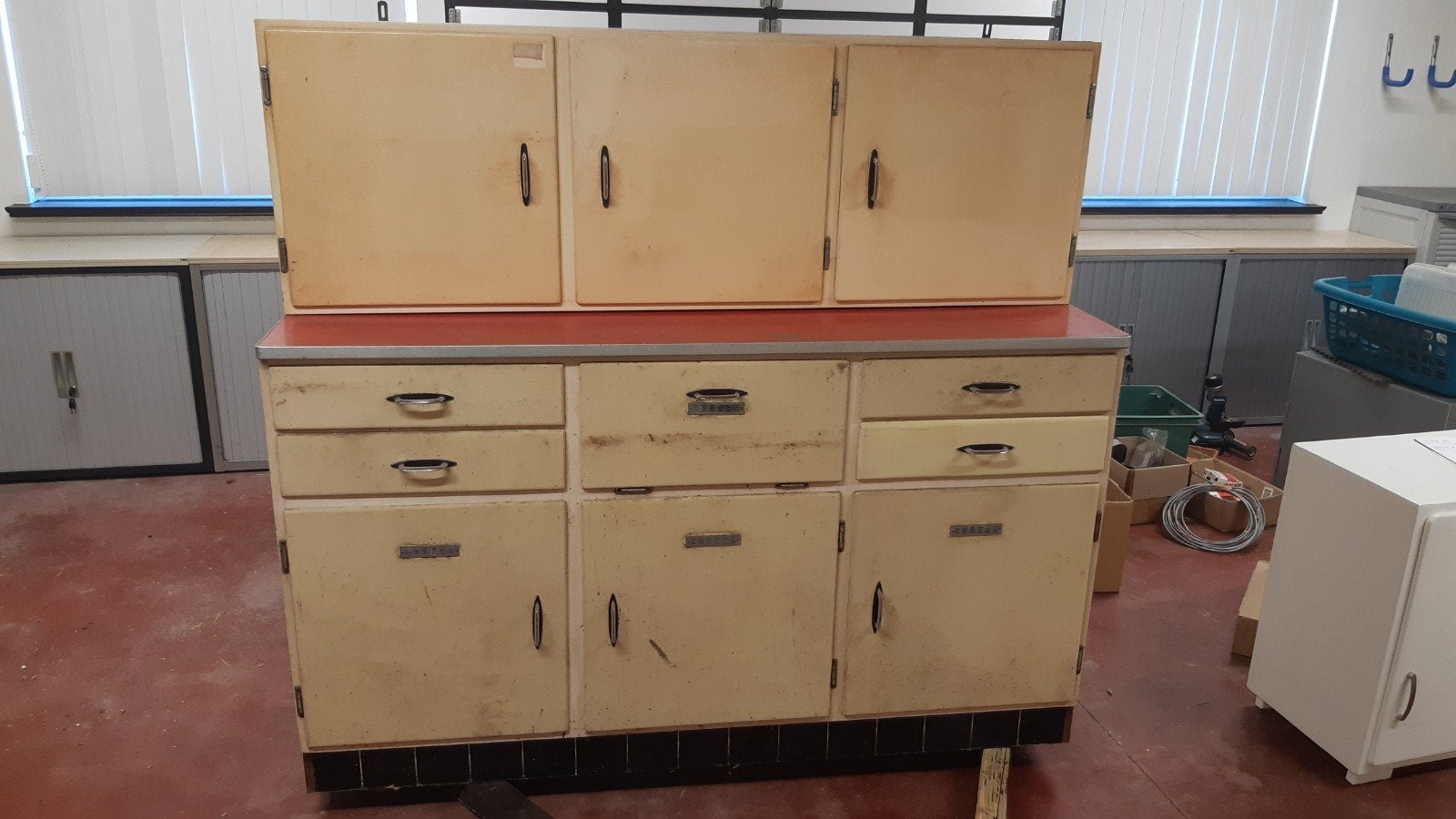 vintage 50s 60s 70s kast/keukenkast, Enlèvement