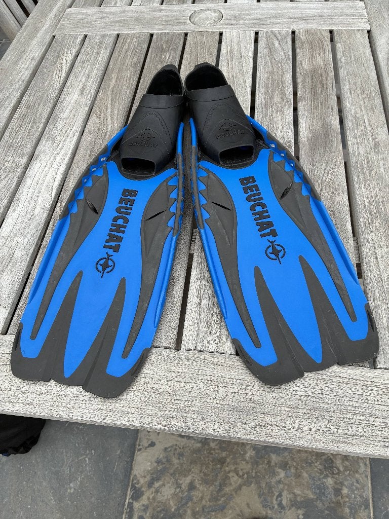 Duiken - Vinnen - Maat 36-37 - Beuchat, Sports nautiques & Bateaux, Plongée, Enlèvement ou Envoi, Comme neuf, Palmes de natation ou de plongée