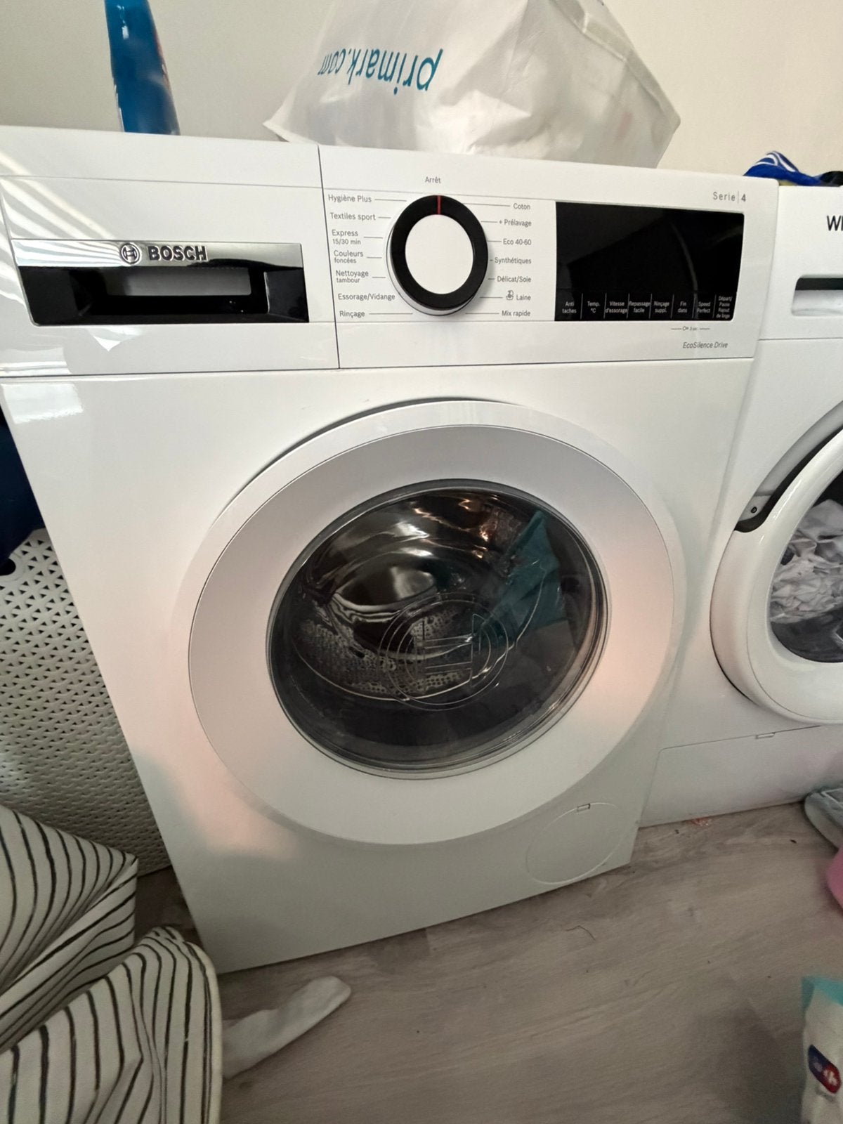 Je vends ma machine a laver, Enlèvement, Comme neuf