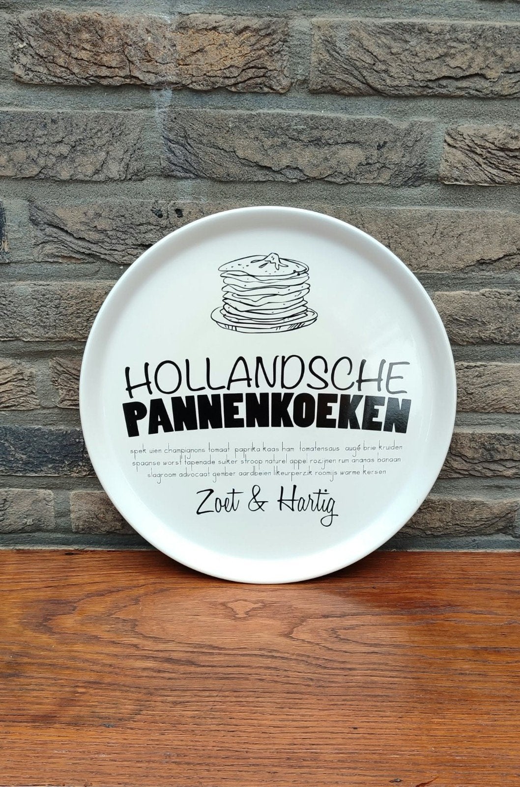 pannenkoekenbord, Maison & Meubles, Neuf, Assiettes(s), Enlèvement ou Envoi, Céramique