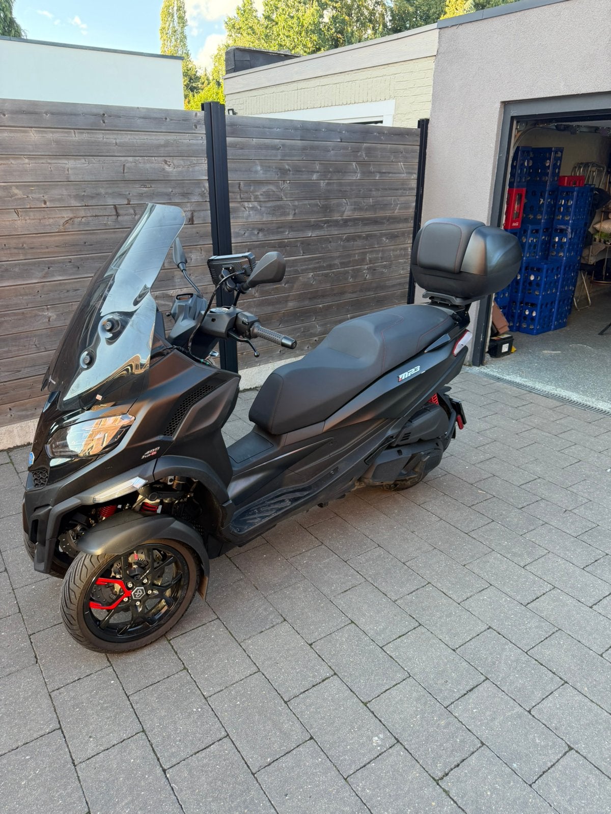Piaggo mp3 400 2024 6200km, Motos, 400 cm³, Éclairage LED, Automatique, Sport