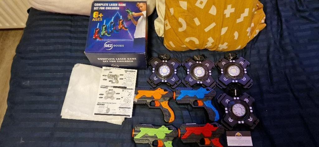 Lasergame voor vier kinderen, Enfants & Bébés, Jouets | Extérieur | Jeu d'action, Neuf, Enlèvement ou Envoi
