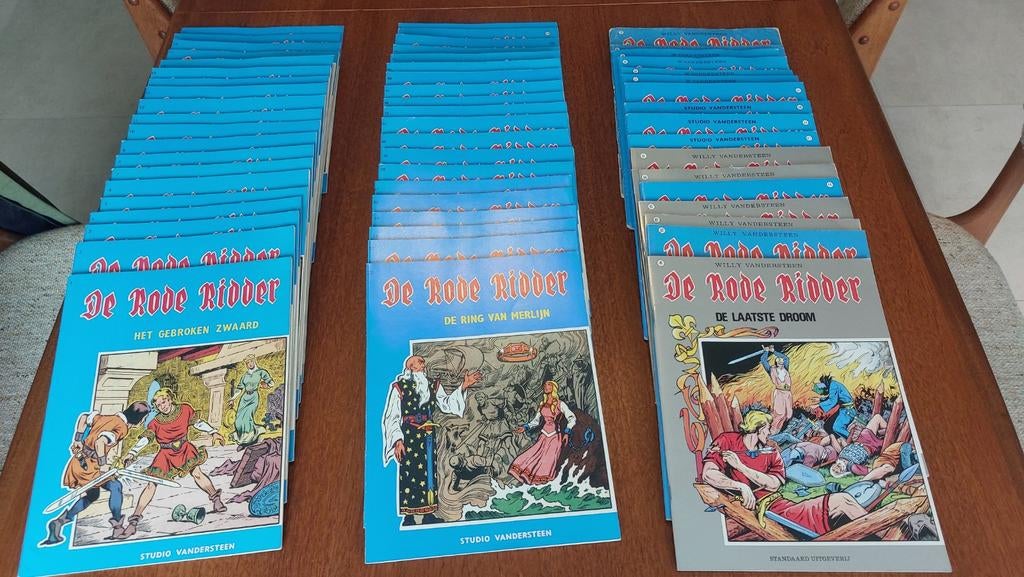 De Rode Ridder strips, Boeken, Ophalen