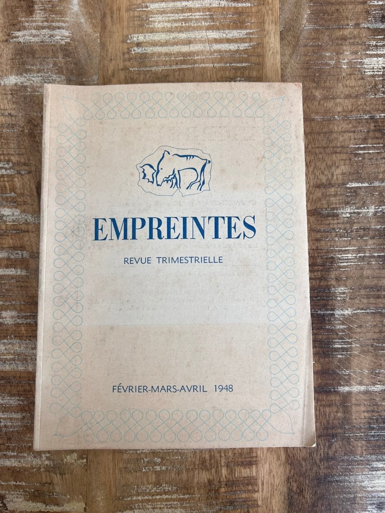 Empreintes, revue trimestrielle 1948, Ophalen of Verzenden, Gelezen, Wetenschap en Natuur