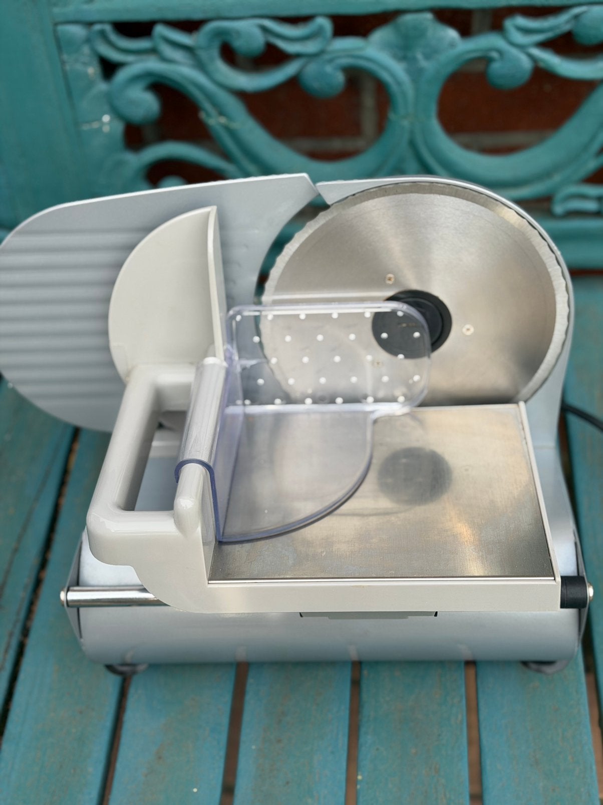 Electrische brood snijmachine, Ophalen, Gebruikt