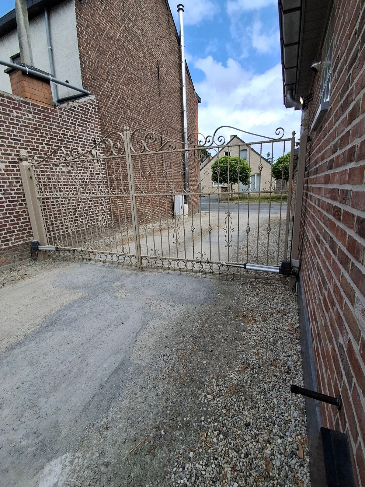 Smeedijzeren hekken gegalvaniseerd en gepoederlakt, Ophalen
