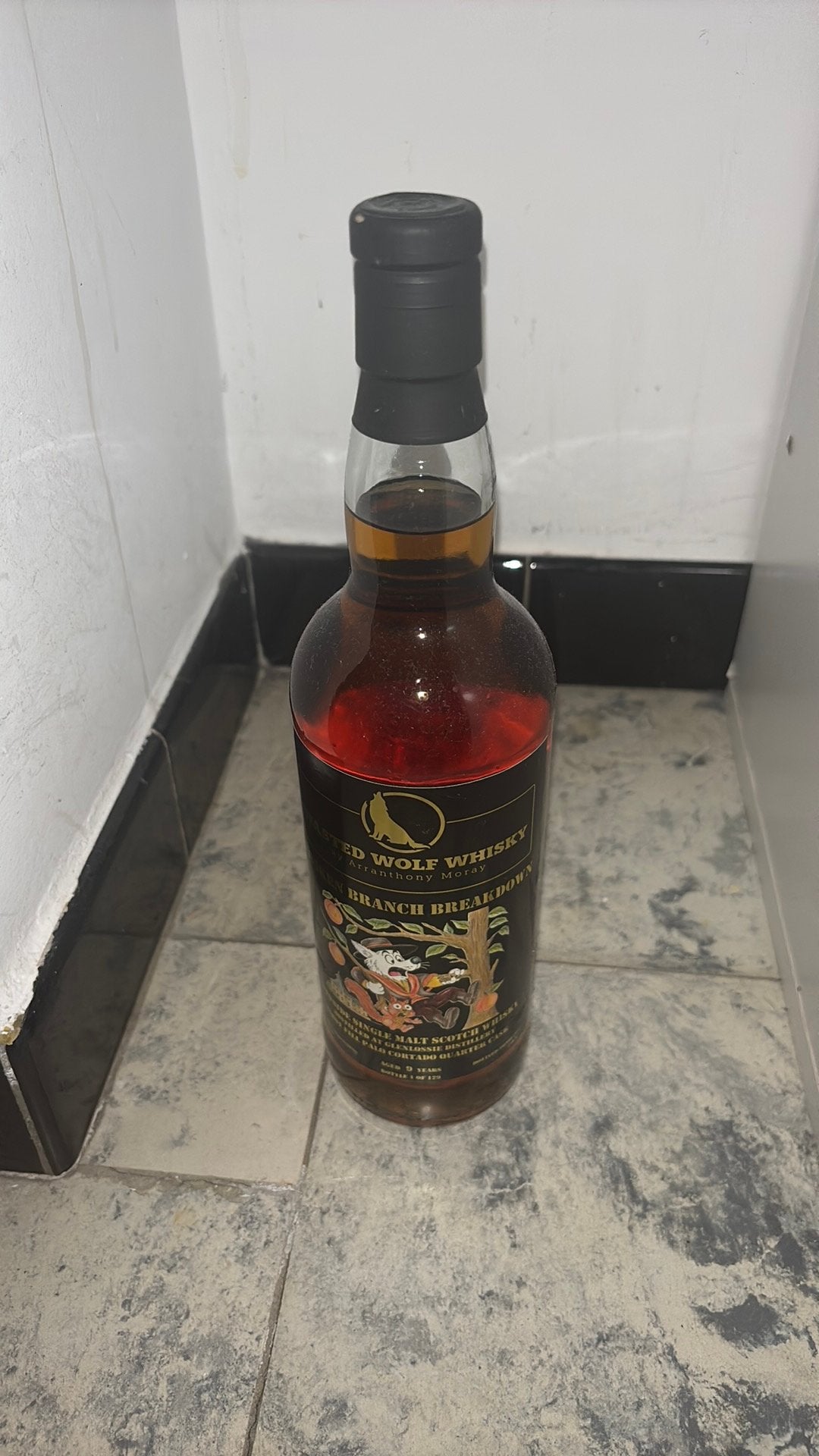 Whiskey Van Wasted Wolf, Ophalen, Zo goed als nieuw