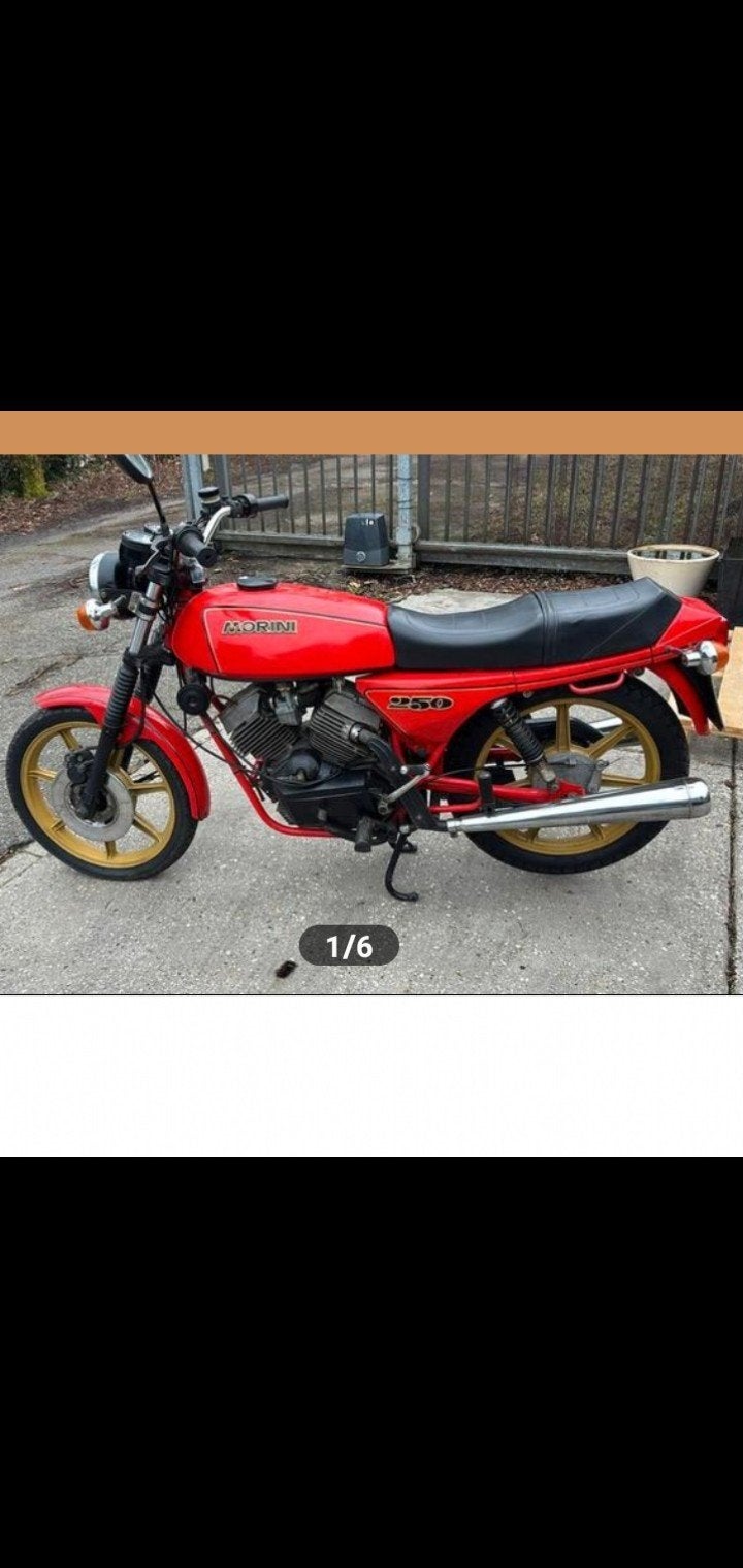 Moto morini 250cc nieuwstaat, Motoren