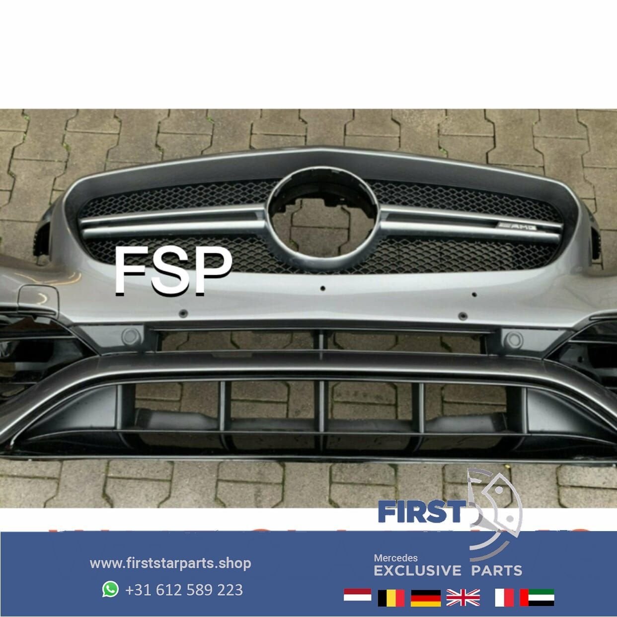 W117 C117 CLA45 AMG AERO VOORBUMPER origineel Mercedes FACEL, Gebruikt, -, Voor, Ophalen of Verzenden