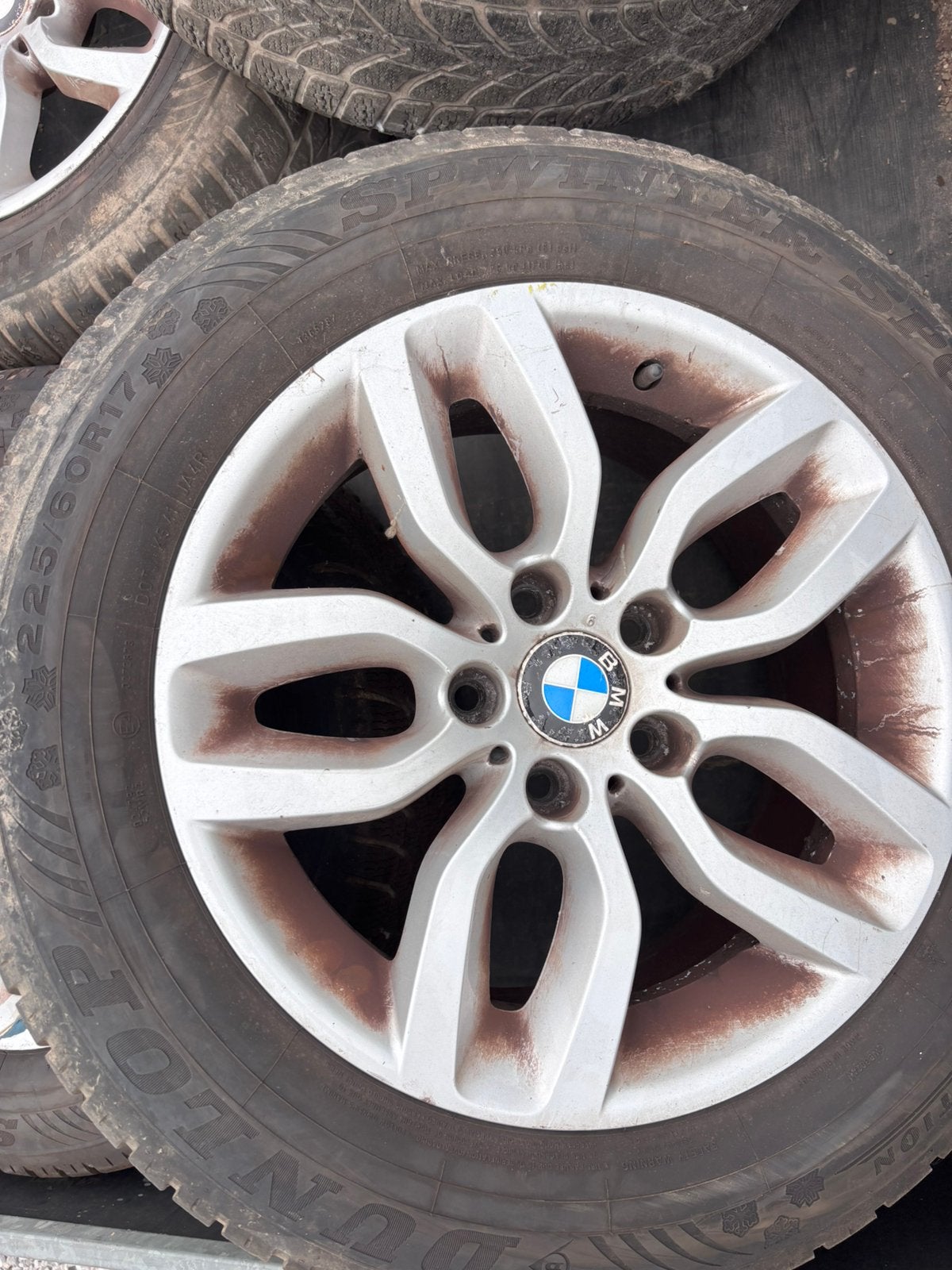 Velgen met banden BMW x3, Auto-onderdelen, Banden en Velgen, Ophalen, Winterbanden, Band(en)