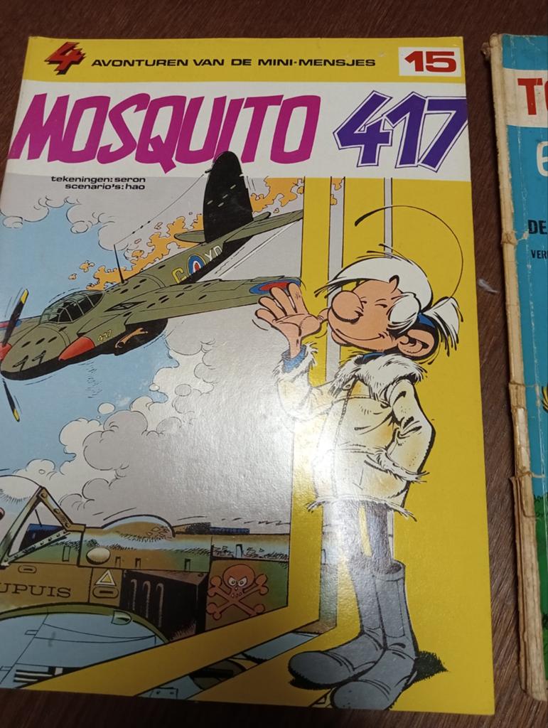 Stripboek mosquito 417, Ophalen