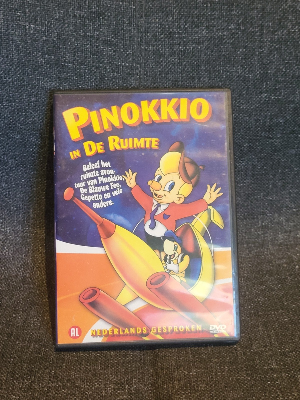 dvd "Pinokkio in de Ruimte ", Gebruikt, Tekenfilm, Alle leeftijden, Ophalen of Verzenden