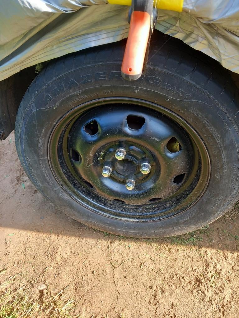 14 INCH PLAATMETALEN WIEL HYUNDAI GETZ 2002-2009, Ophalen, Gereviseerd, 14 inch, Velg(en)