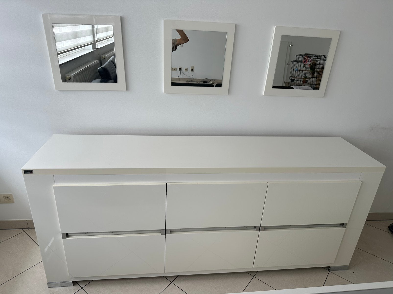 Dressoir met spiegels, Ophalen, Zo goed als nieuw