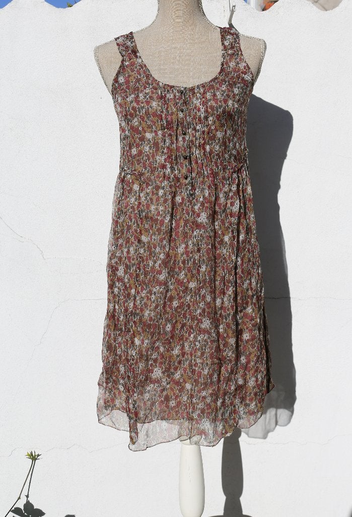 Mooie zijden jurk van Massimo Dutti - Maat S, Kleding | Dames, Jurken, Massimo Dutti, Ophalen of Verzenden, Zo goed als nieuw