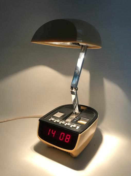Timco opvouwbare wekker lamp model ex60, Antiek en Kunst, Ophalen of Verzenden