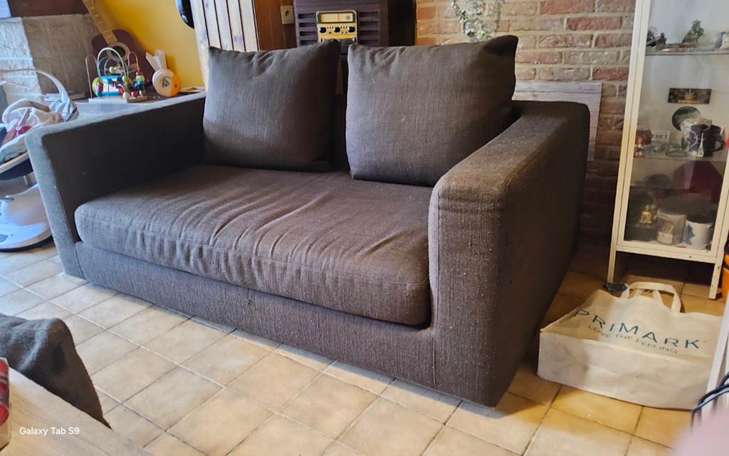 2 fauteuil + petit pouf, Maison & Meubles, Enlèvement, Utilisé, Deux personnes, Banc droit