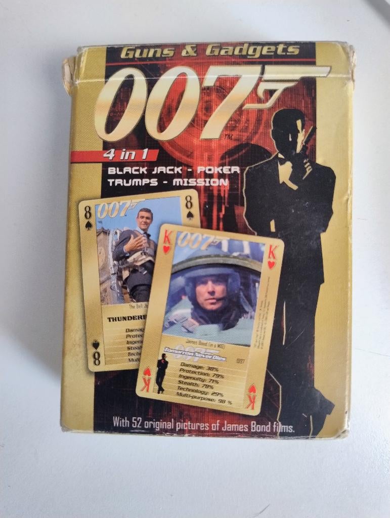 James Bond 007 - Kaartspel - Compleet., Hobby en Vrije tijd, Gezelschapsspellen | Kaartspellen, Ophalen of Verzenden, Gebruikt