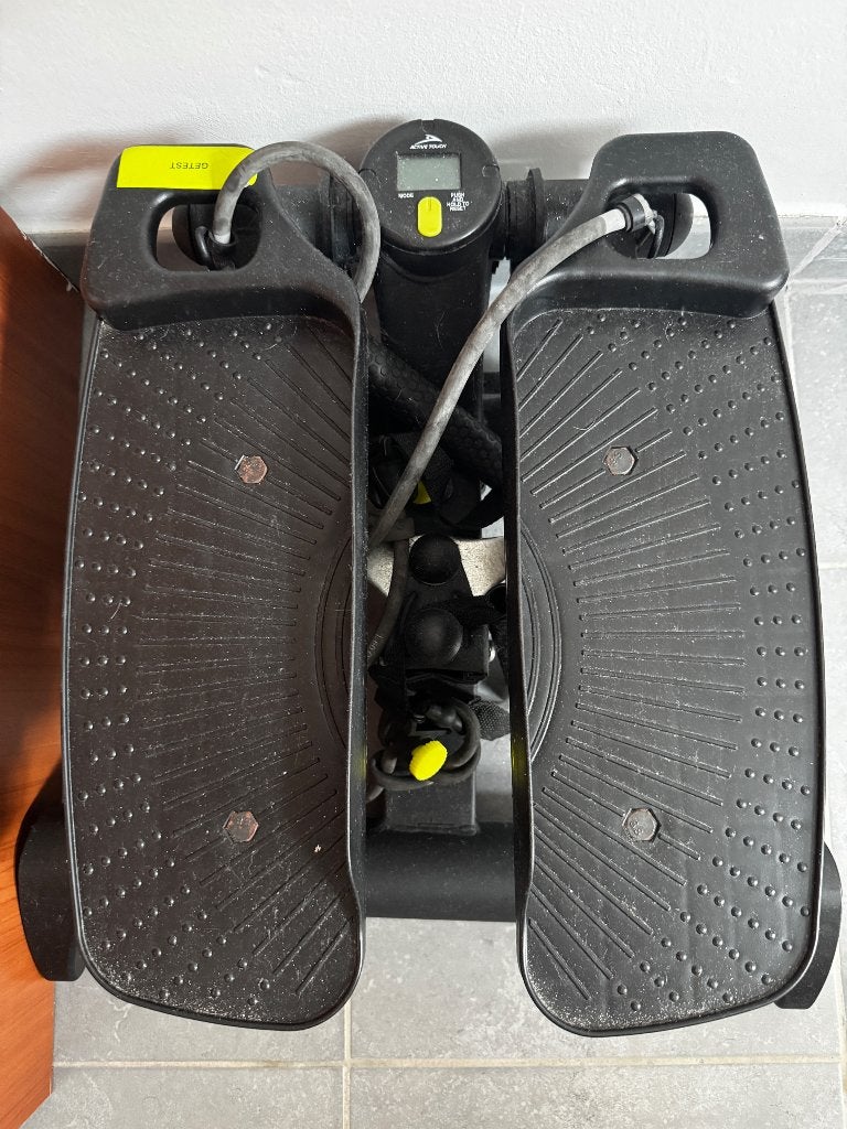 Mini stepper Domyos avec bandes de résistancе, Enlèvement ou Envoi, Jambes, Comme neuf, Autres types