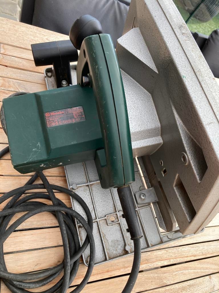 Metabo handcirkelzaag, Ophalen, Gebruikt